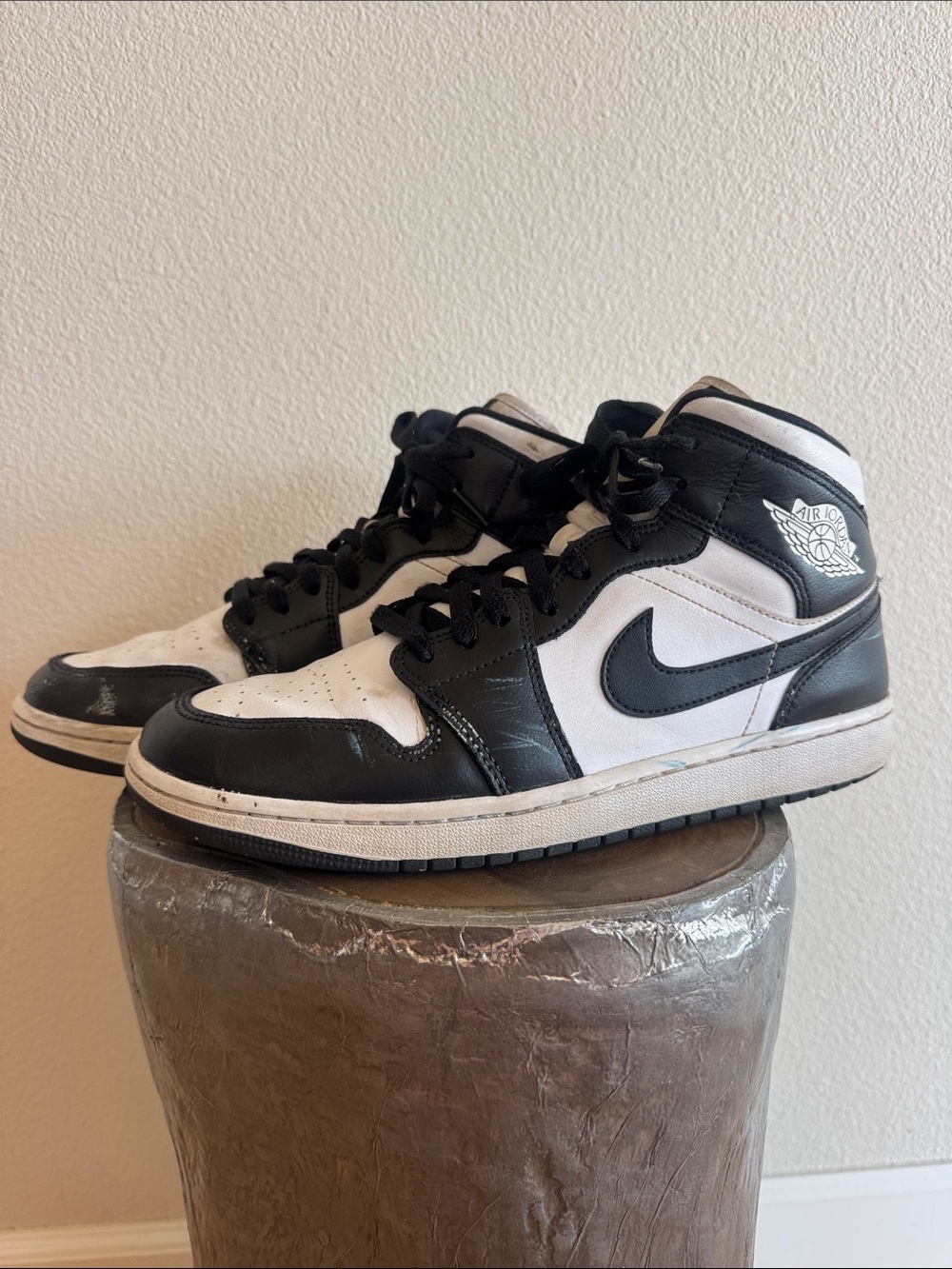 Nike Jordan Shoes Black and White